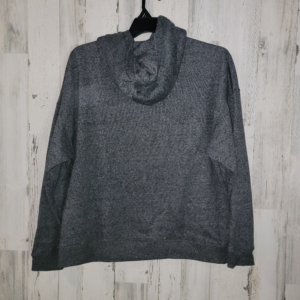 Calvin Klein Charcoal Womens Hooded Sweatshirt - Picture 4 of 4